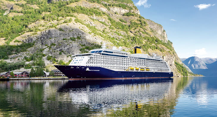 Spirit of Discovery in Flam, Norway